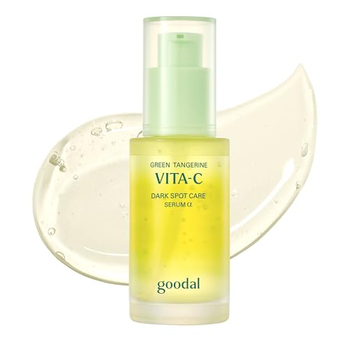 GOODAL Vitamin C Brightening Serum | 5% Niacinamide & Exosome Technology | Gentle Daily Facial Serum for Radiant Glow & Dull Skin Care | Green Tangerine | Korean Skincare, 1.01 fl oz (30ml)