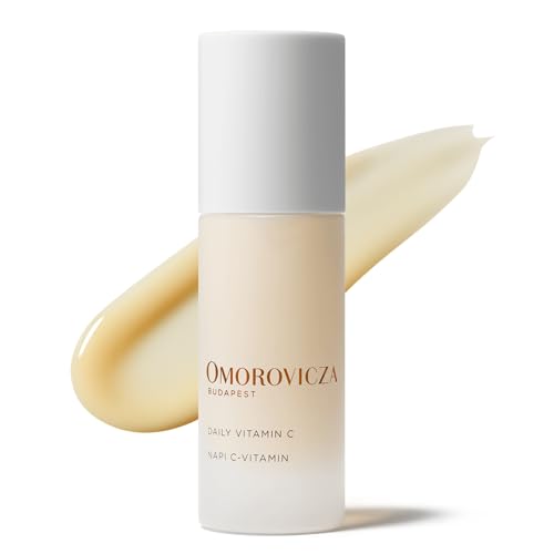 Omorovicza Daily Vitamin C Serum (1.0 oz), Skin Brightening Serum, Niacinamide & Hyaluronic Acid, Lightweight Oil-Free Antioxidant Vitamin C Skincare for Radiance, Elasticity & Hydration