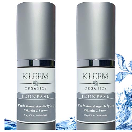 Kleem Vitamin C Serum for Face - Anti-Aging & Brightening 1oz (Pack of 2)