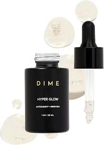 DIME Beauty Hyper Glow Vitamin C Face Serum for Dark Spots and Brightening with Ferulic Ac
