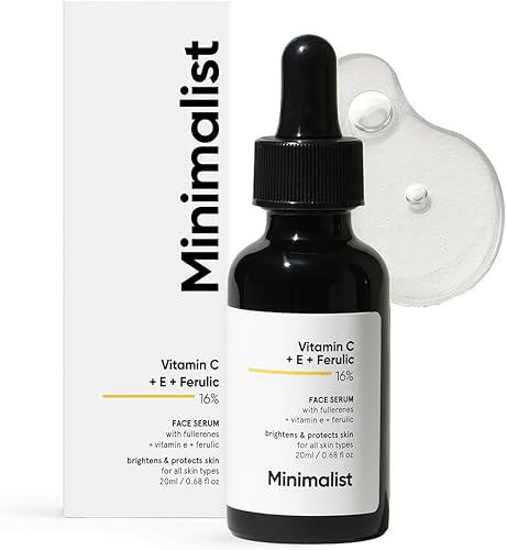 Minimalist Vitamin C+E+Ferulic Acid 16% Face Serum for Brightening & A — Real-world performance testing in action