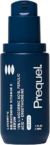 Prequel Skin Lucent-C, Vitamin C Serum for Face. Professional Facial L-Ascorbic Acid, Feru