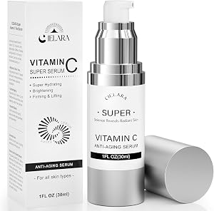 CIELARA Super Vitamin C Serum for Women, 20% Vit C Anti Aging & Wrinkle Super C Serum 