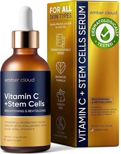 Ember Cloud Vitamin C Serum for Face with Stem Cells Hyaluronic Acid V — Build quality and design details up close